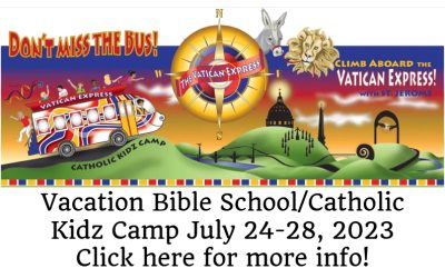 Vacation Bible School July 24th-28th 2023