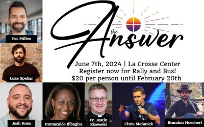 Join us for “The Answer” Rally June 7th, Register now!
