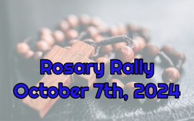 Rosary Rally on Monday October 7th at OLP